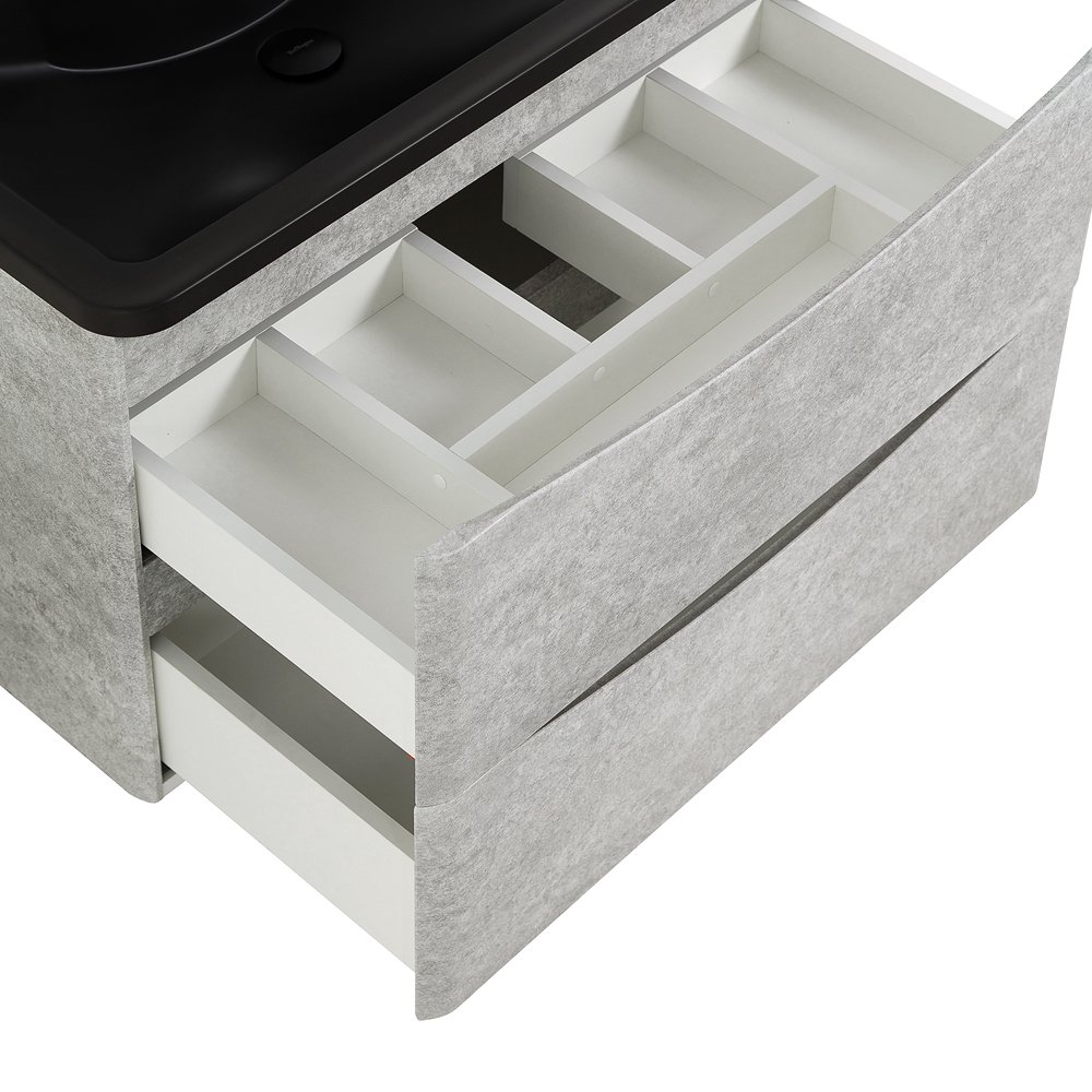 Тумба с раковиной BelBagno Acqua 80 серый - 2