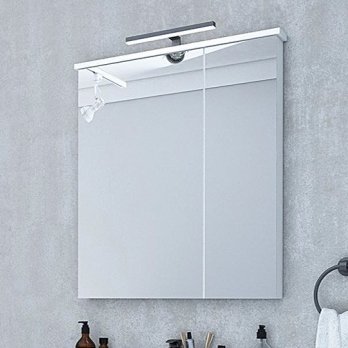 Зеркало-шкаф Акватон Брук 60x80 с подсветкой белый 1A200502BC010 - 6