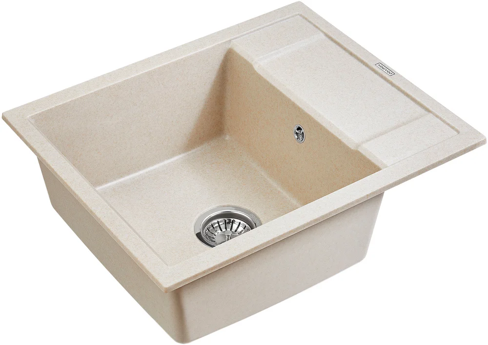 Мойка кухонная Paulmark Optimum 60 бежевый матовый PM216050-BE - 1