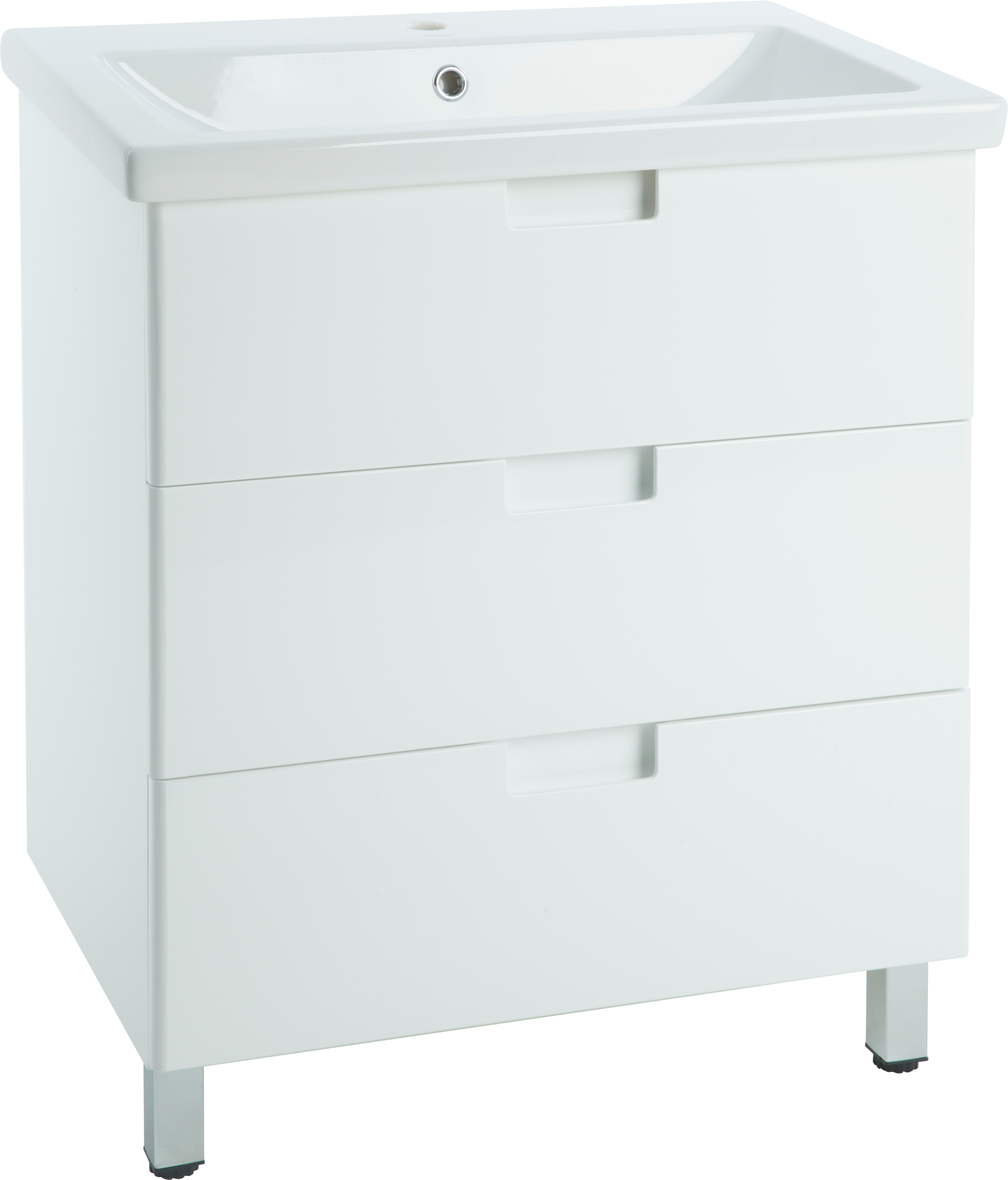 Тумба для комплекта Bellezza Пегас 70 напольная, белая 4630411140017 - 0