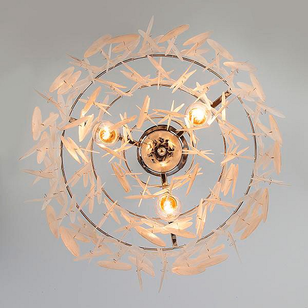 Подвесная люстра Eurosvet Sandra 60005/3 хром/перламутр - 3