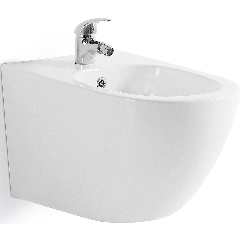 Биде подвесное Ceramalux белый  NS-5376 - 0