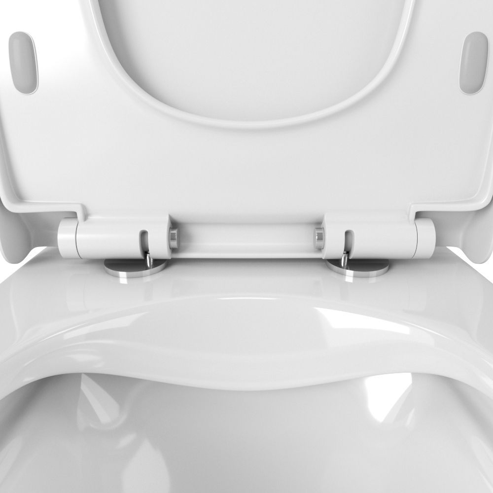 Унитаз подвесной безободковый OWL Vatter Ruta-H mini с сиденьем DP микролифт OWLT190403 - 2