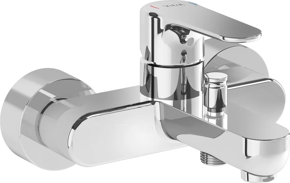 Смеситель для ванны с душем VitrA Root Round хром A42725EXP - 0