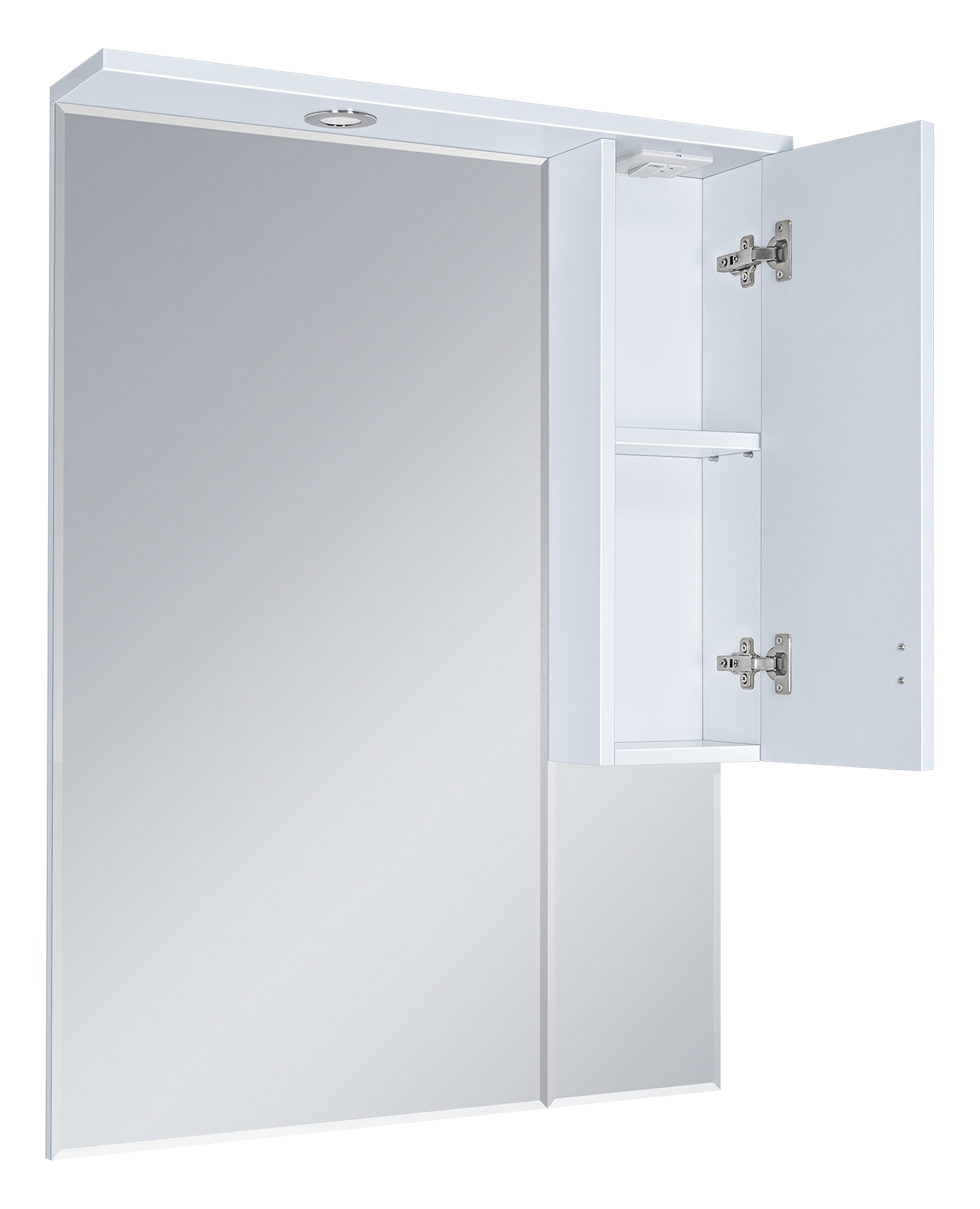 Зеркало-шкаф Misty Дива 65 правое белое с подсветкой П-Див04065-013П - 1