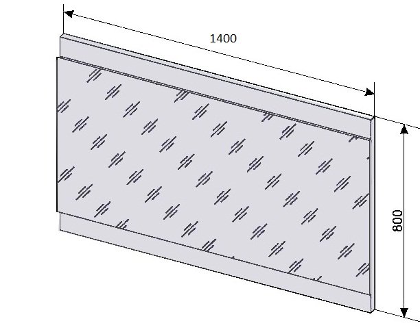 Зеркало Style Line Даллас 140, Люкс белый  СС-00002356 - 1