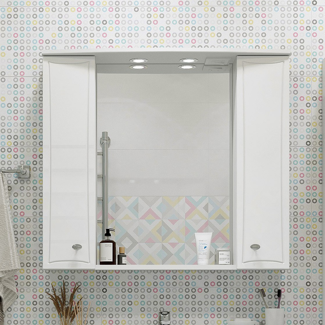 Зеркало DIWO Кострома 85 KOS.Z.85/P/W - 0