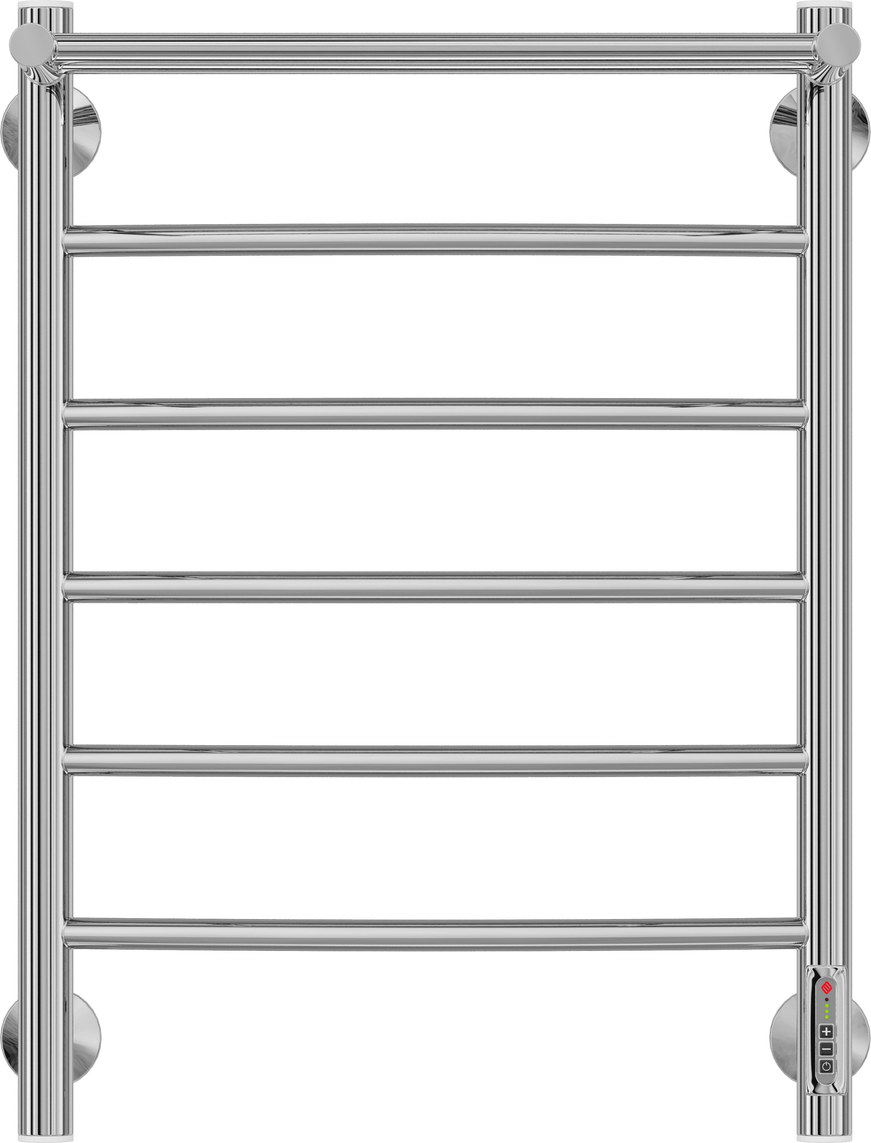 Электрический полотенцесушитель Terminus Классик П6 450x650 с полкой Хром 4630080267107 - 0