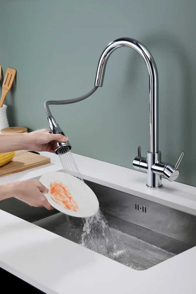 Смеситель для кухни Paulmark Lange хром La214212-CR - 4