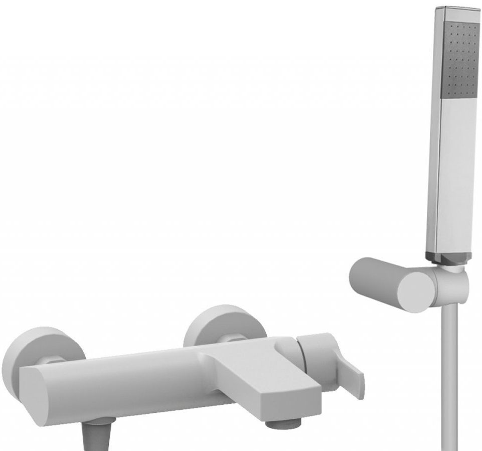 Смеситель Cezares Ovest VDM-BIO для ванны с душем, белый OVEST-VDM-BIO - 0
