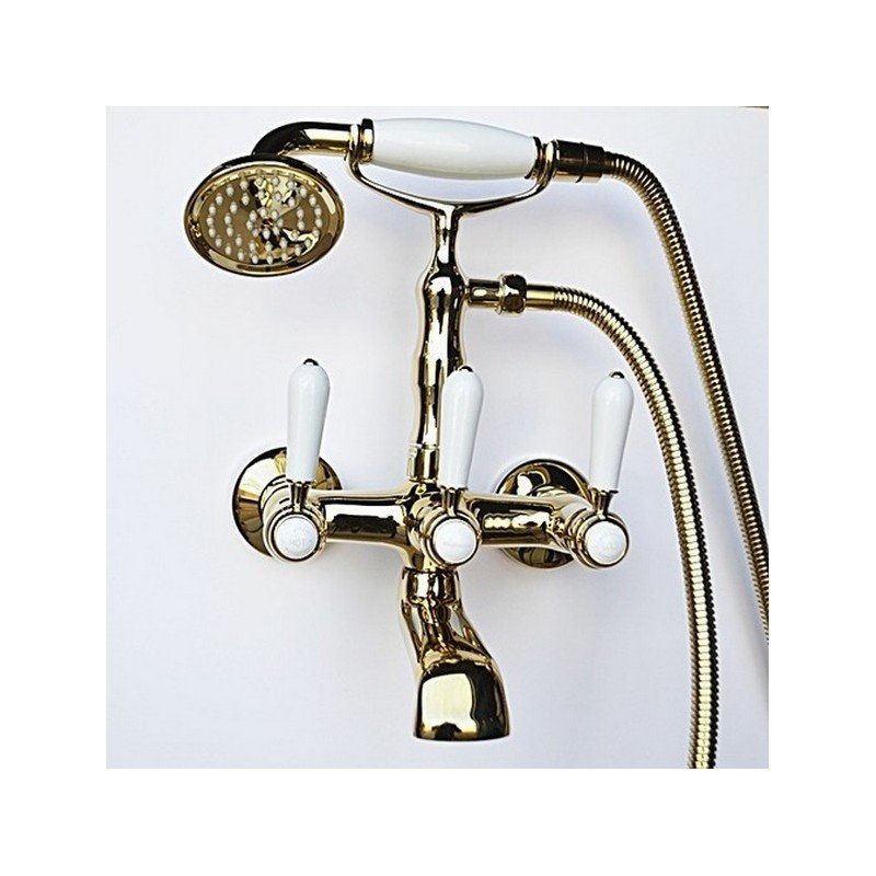 Смеситель для ванны Magliezza Bianco золото  50105-3-do - 0