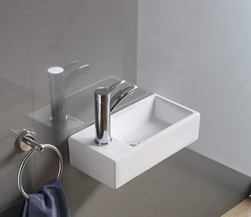 Раковина накладная Ceramalux N 40 белый  D1043 - 2