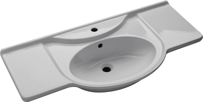 Тумба с раковиной Sanflor Глория 105 белая - 2