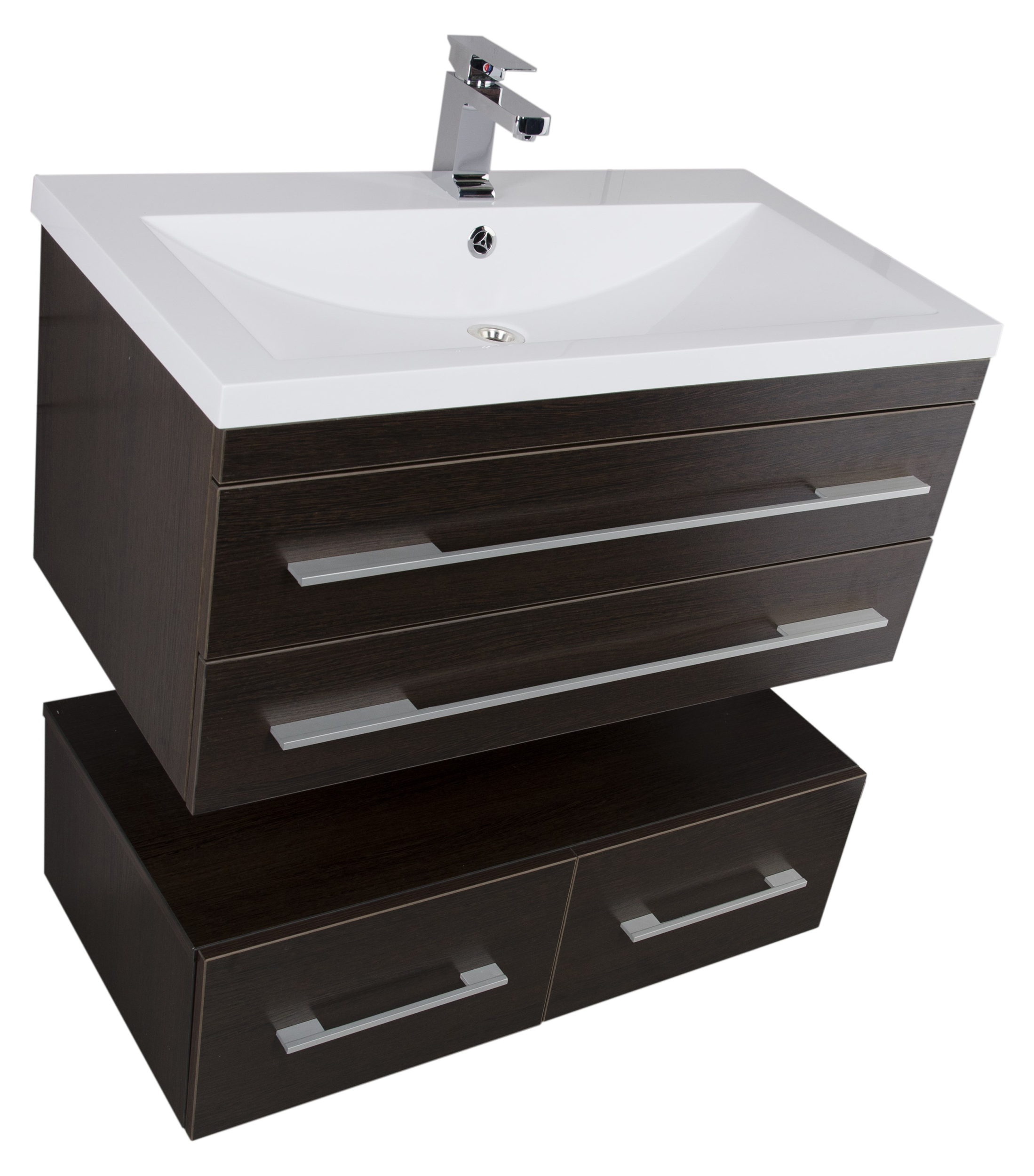 Тумба Aquanet Нота 90 подкатная венге 00170748 - 12