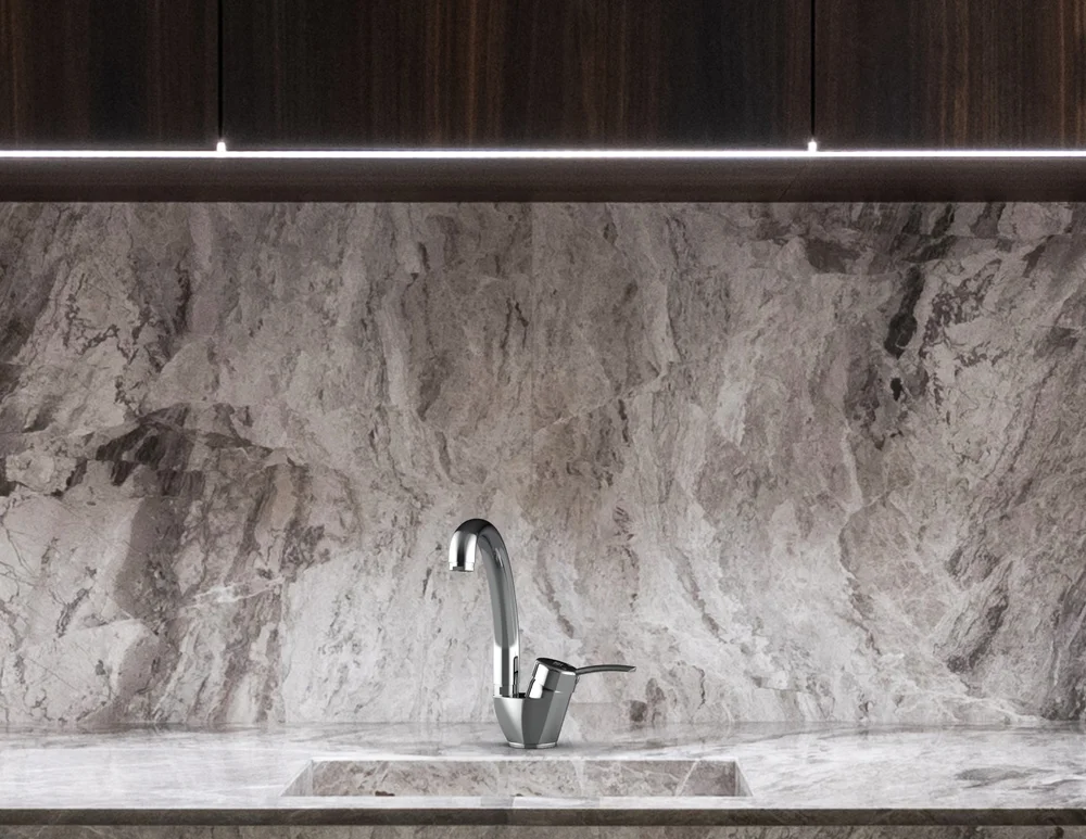 Смеситель для кухни GPD Primula хром MTE175 - 1