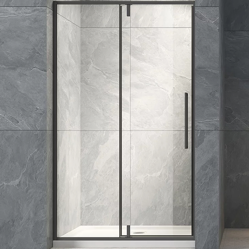 Душевая дверь в нишу Veconi Vianno VN-34В 100 см профиль черный  VN34B-100-01-C7 - 0