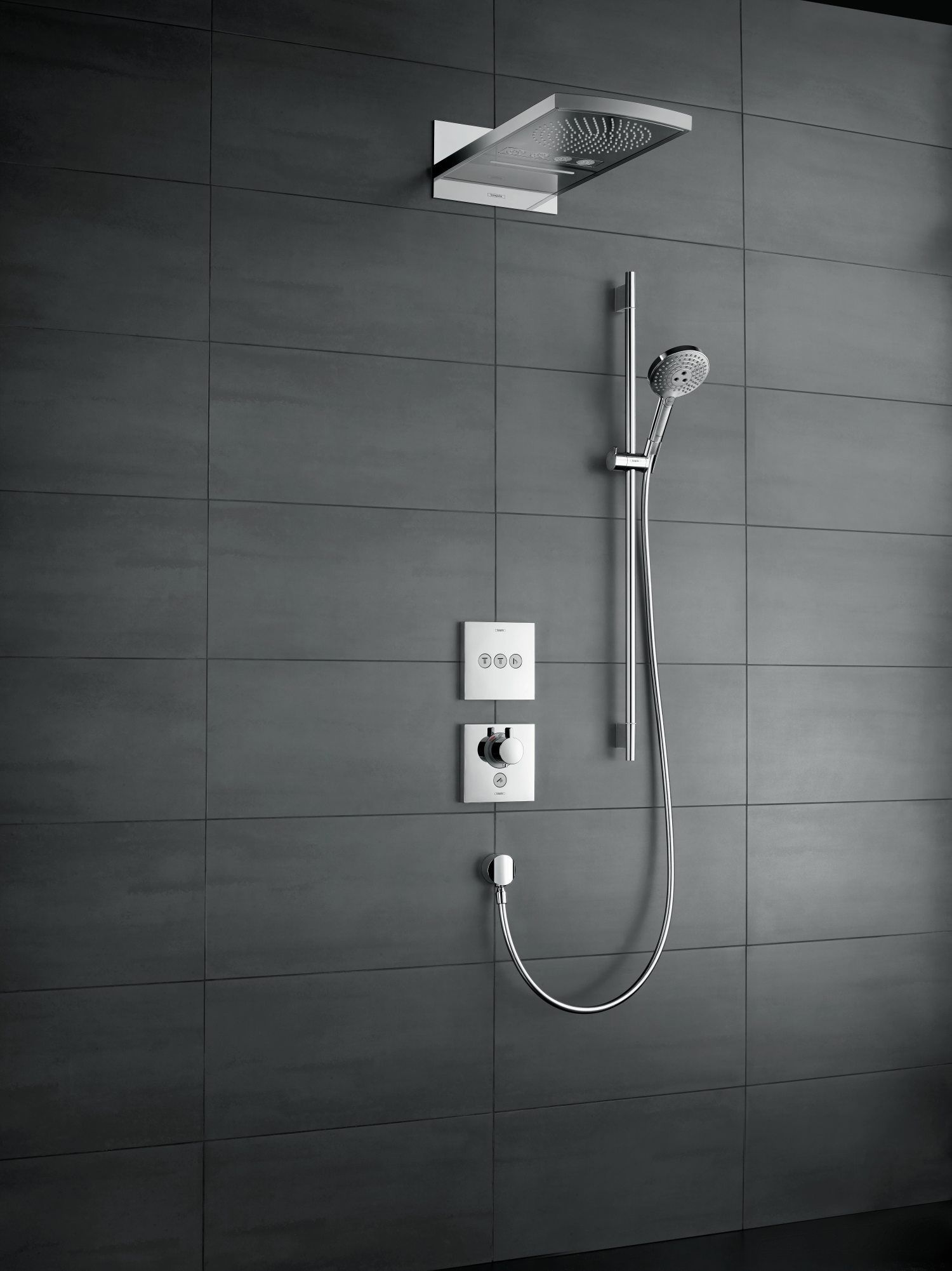 Термостат Hansgrohe ShowerSelect Highfow 15761000 для душа - 1