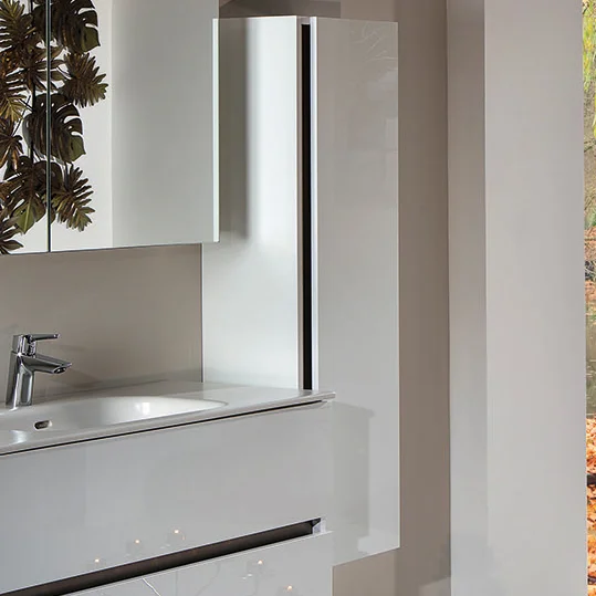 Шкаф-пенал Armadi Art Vallessi 35 подвесной белый глянец 836-W - 0