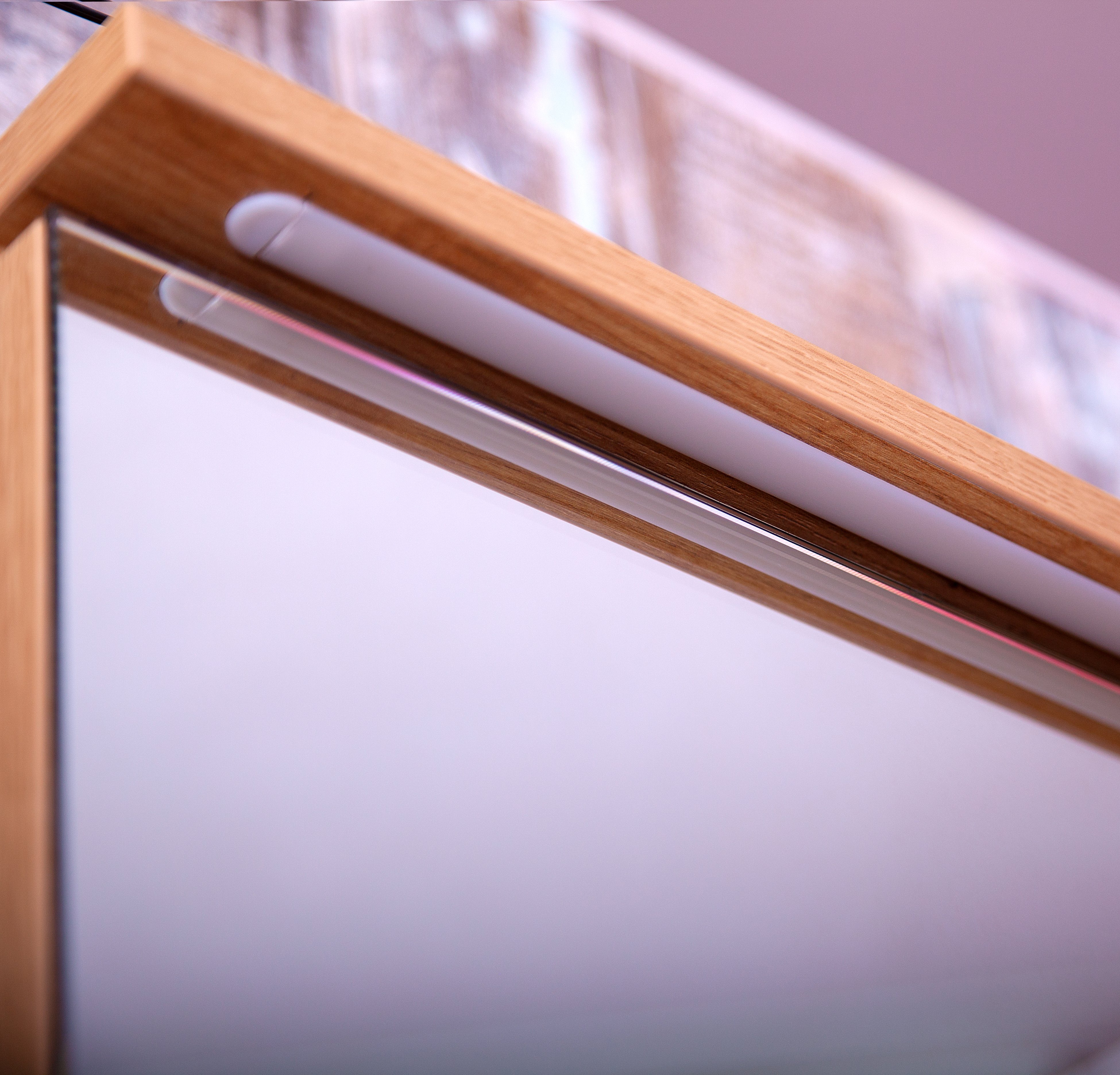 Зеркало-шкаф Бриклаер Фостер 40 R, дуб золотой, с подсветкой 4627125414695 - 4