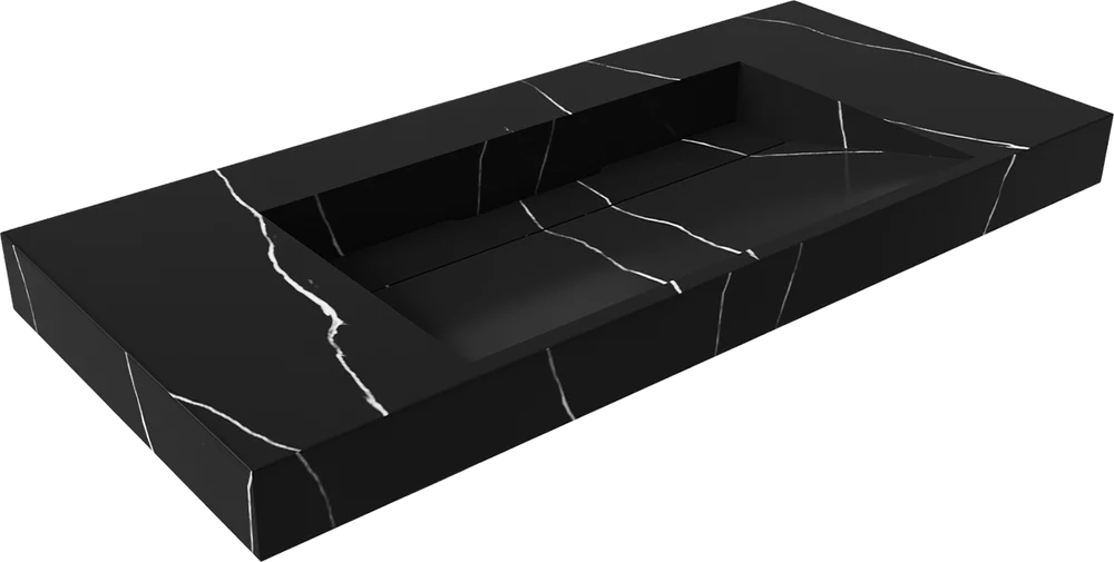 Раковина - столешница Art Flat 100 черный 859-100-NM - 0