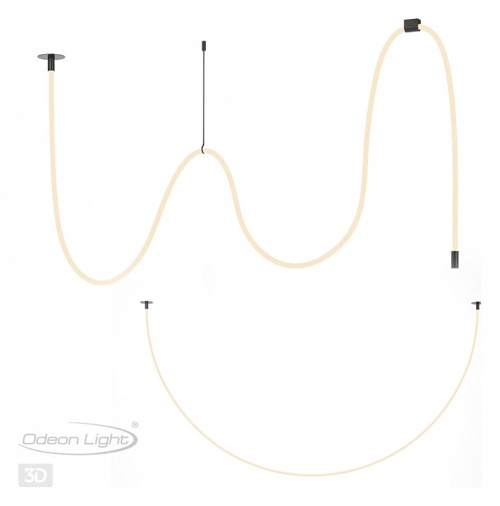 Подвесной светодиодный светильник Odeon Light Hightech 4391/40CL - 6