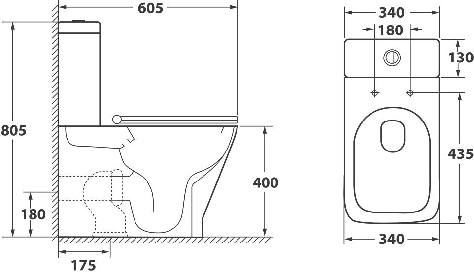 Унитаз-компакт Owl 1975 Gap Ruta-G TOWLT200901 - 7