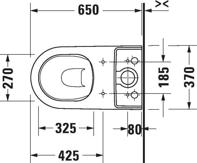 Чаша для унитаза-компакта Duravit D-Neo 2002090000 - 2