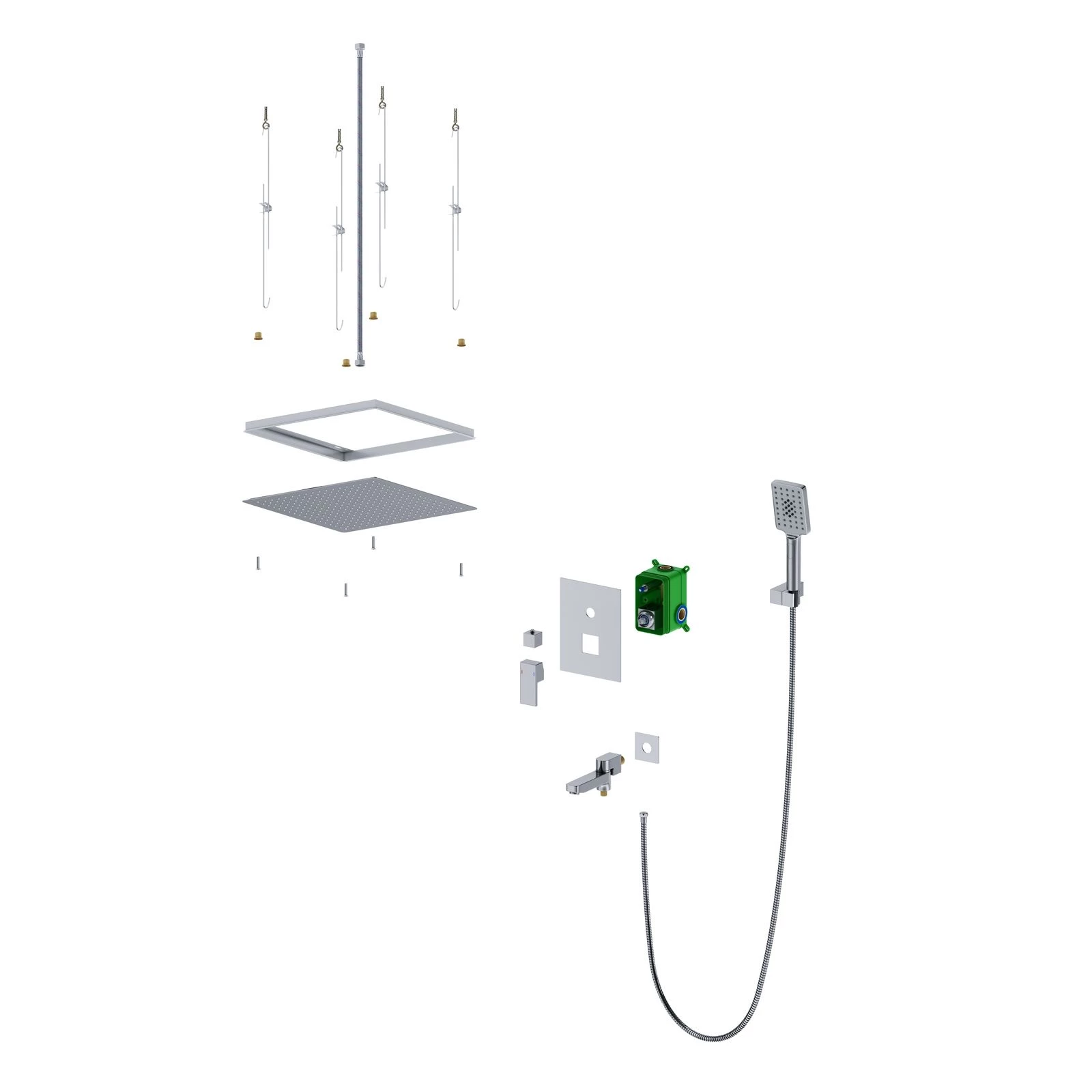 Душевая система встроенная Timo Selene SX-2039/00SM хром - 3