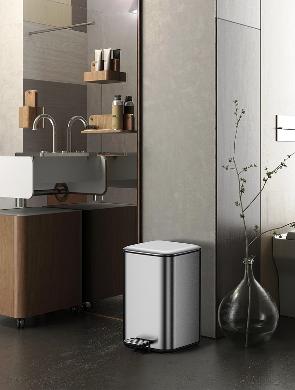 Ведро для мусора WeltWasser WW WALLY MT 12L сталь матовый  10000006133 - 2