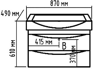 Мебель для ванной Misty Элвис 85 подвесная, белая П-Элв01085-0112ЯПо - 9