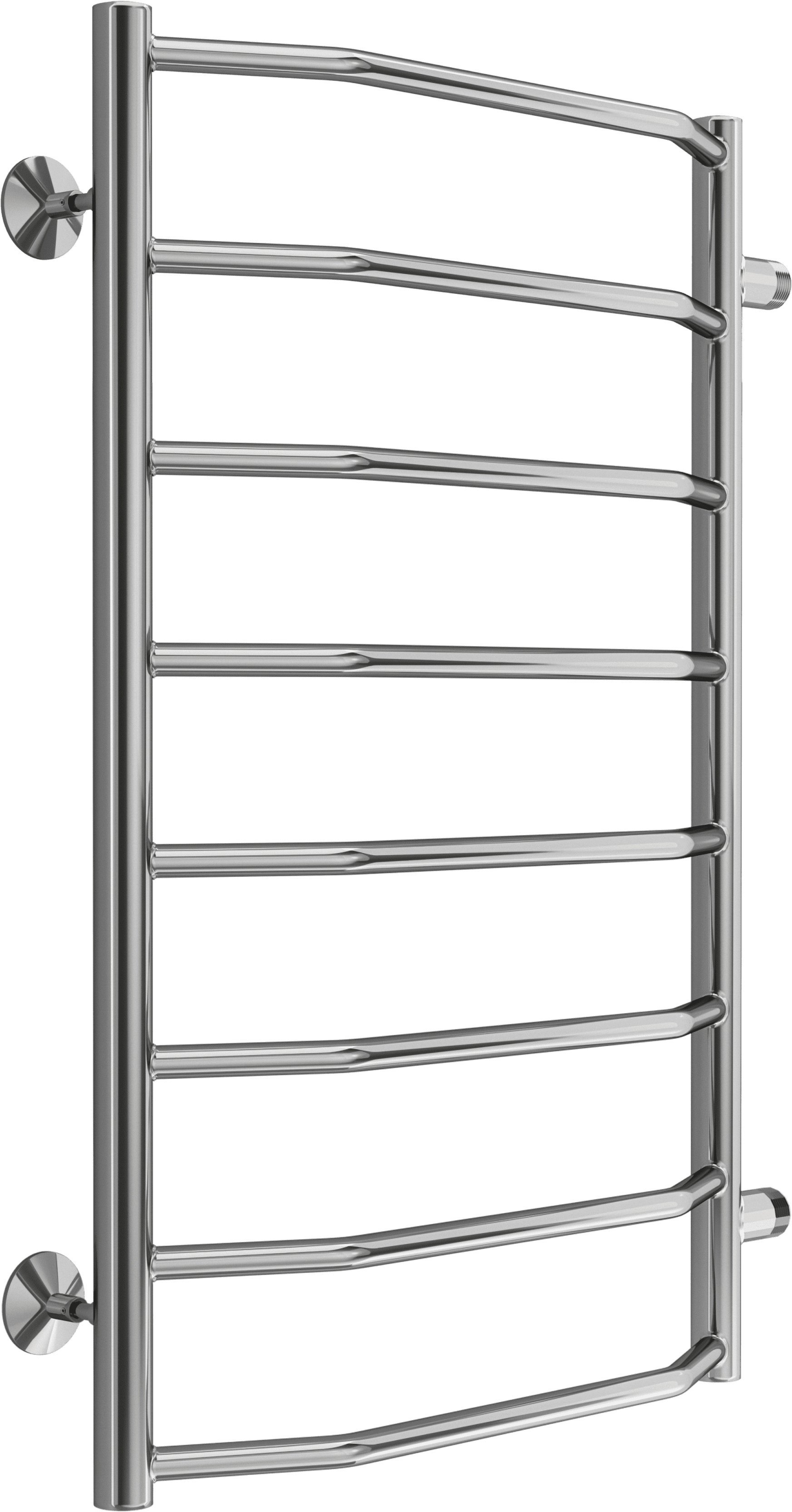 Водяной полотенцесушитель Terminus Виктория П8 500x800 Хром боковое подключение 4670078530127 - 1
