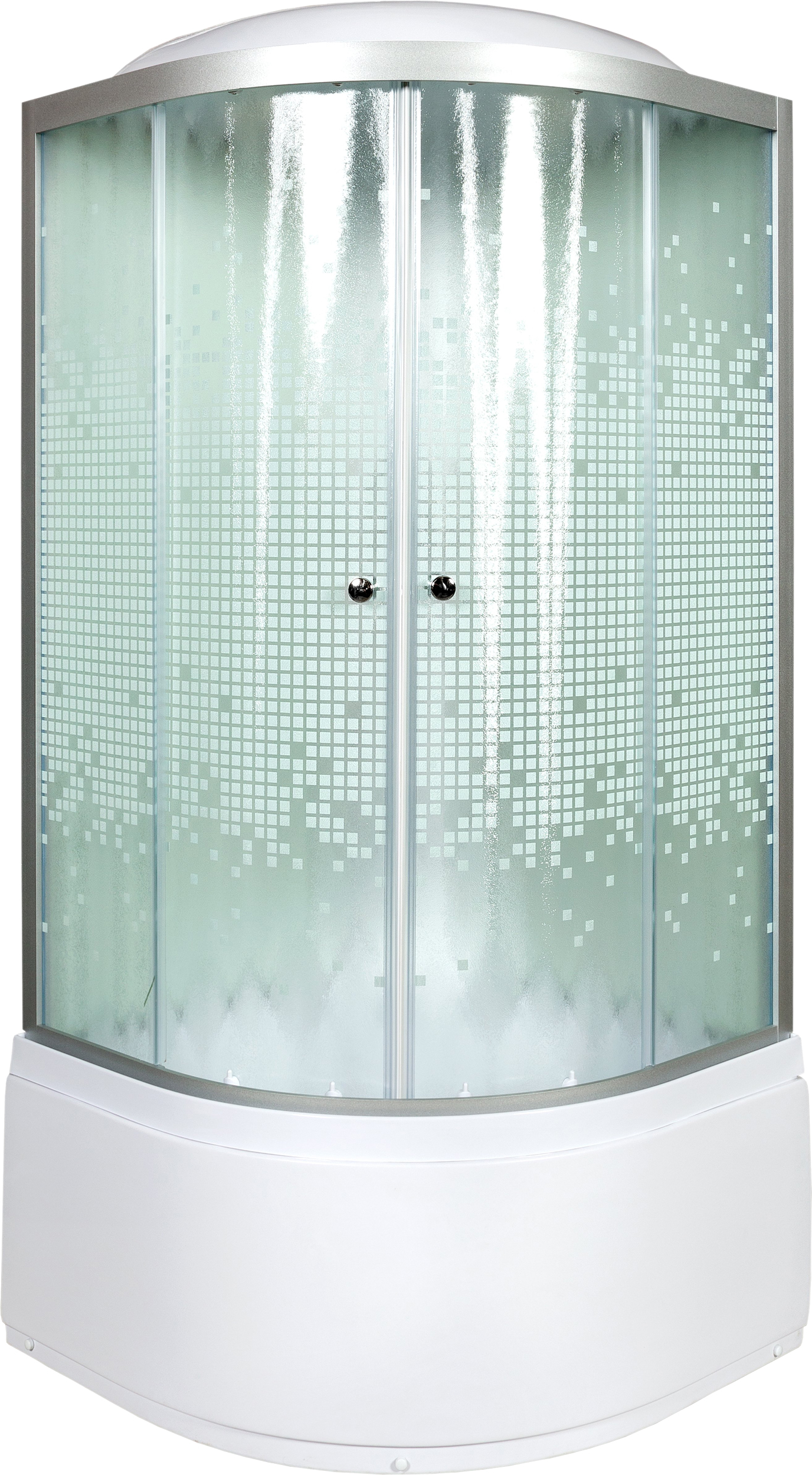 Душевая кабина DETO L990GM с высоким поддоном, с сиденьем - 0