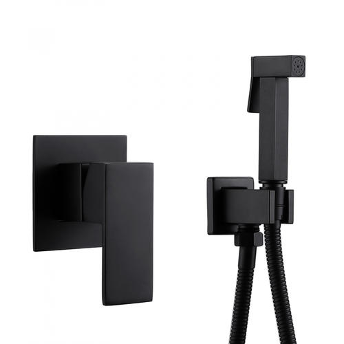 Гигиенический душ Abber Daheim черный, матовый  AF8225B - 0