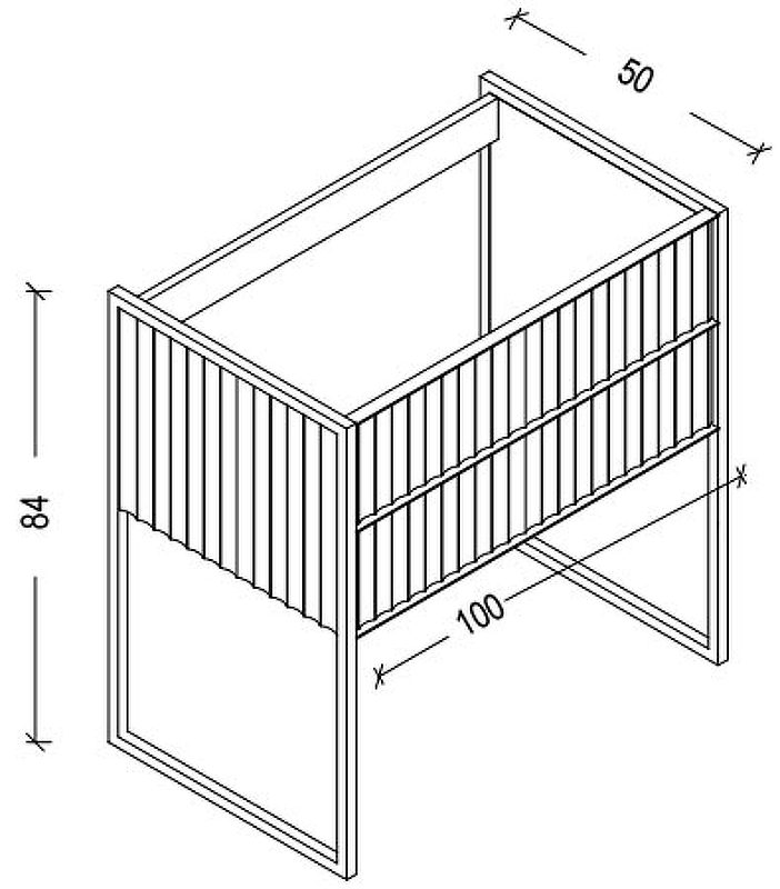 Тумба под раковину моноблок Boheme Armadi Art Monaco 100 черный глянец - хром 866-100-BCR - 5