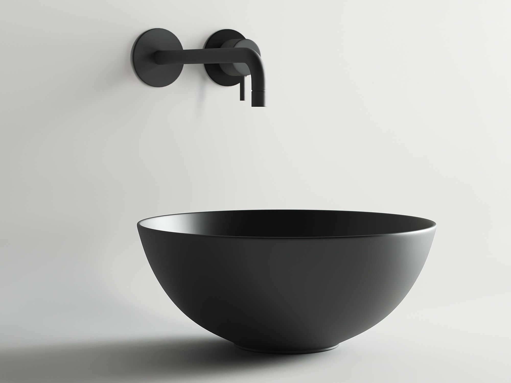 Рукомойник Ceramica Nova Element черный матовый CN6004 - 1