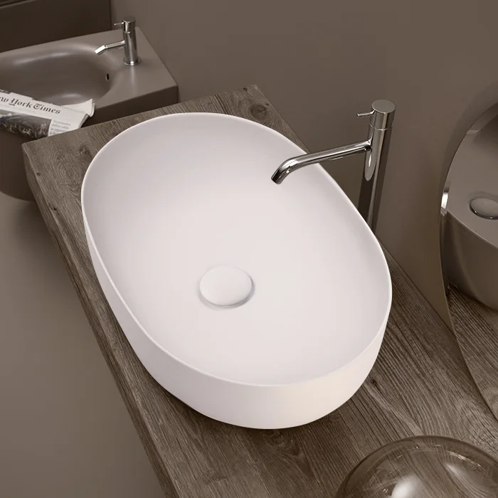 Донный клапан Kerasan Nolita белый матовый  923330 - 1