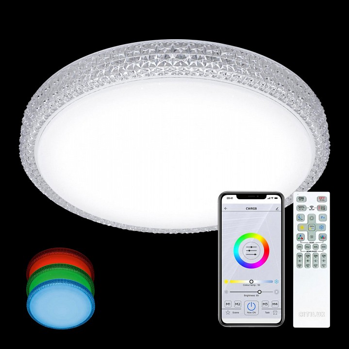 Потолочный светодиодный светильник Citilux Альпина Смарт CL718A40G - 2