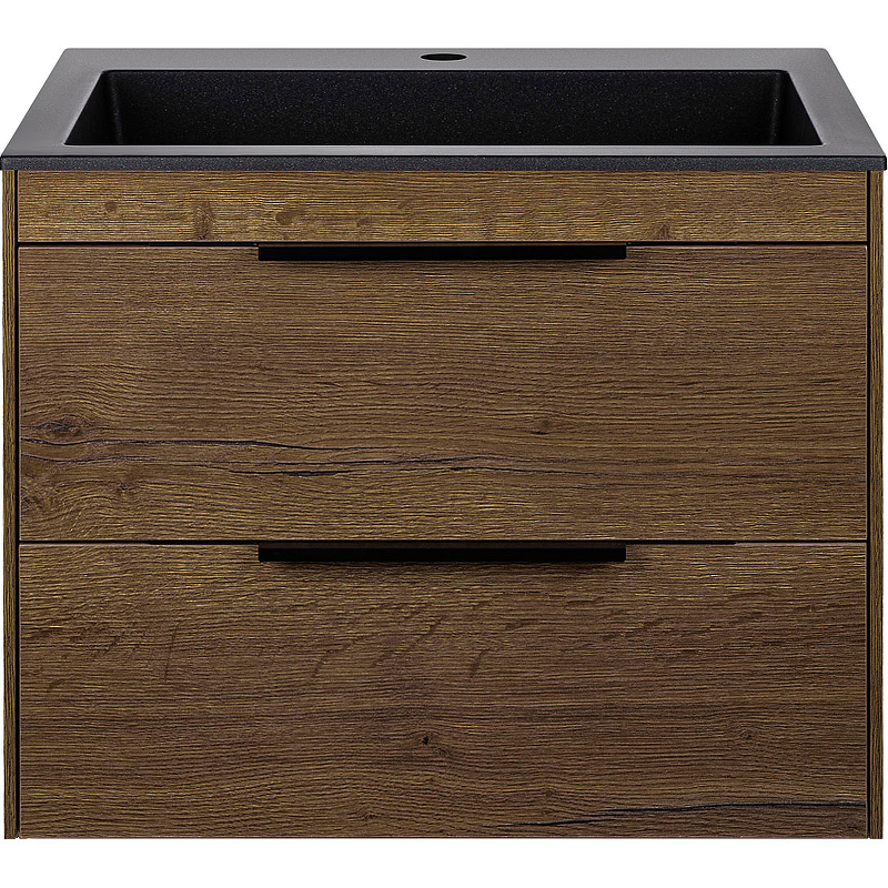 Тумба под раковину Vincea Chiara 60 темное дерево VMC-2C2600TO - 3