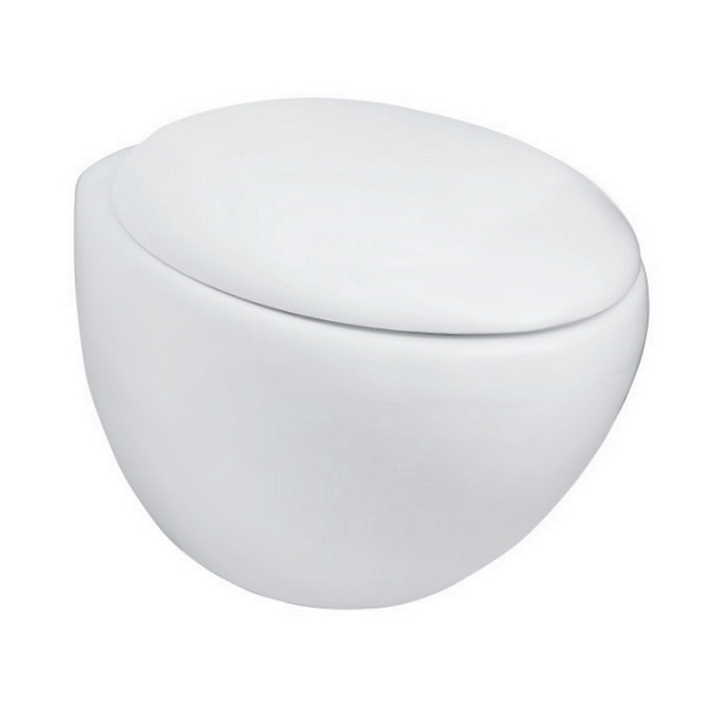 Подвесной унитаз Gural Vit Arya белый с сиденьем микролифт - 0