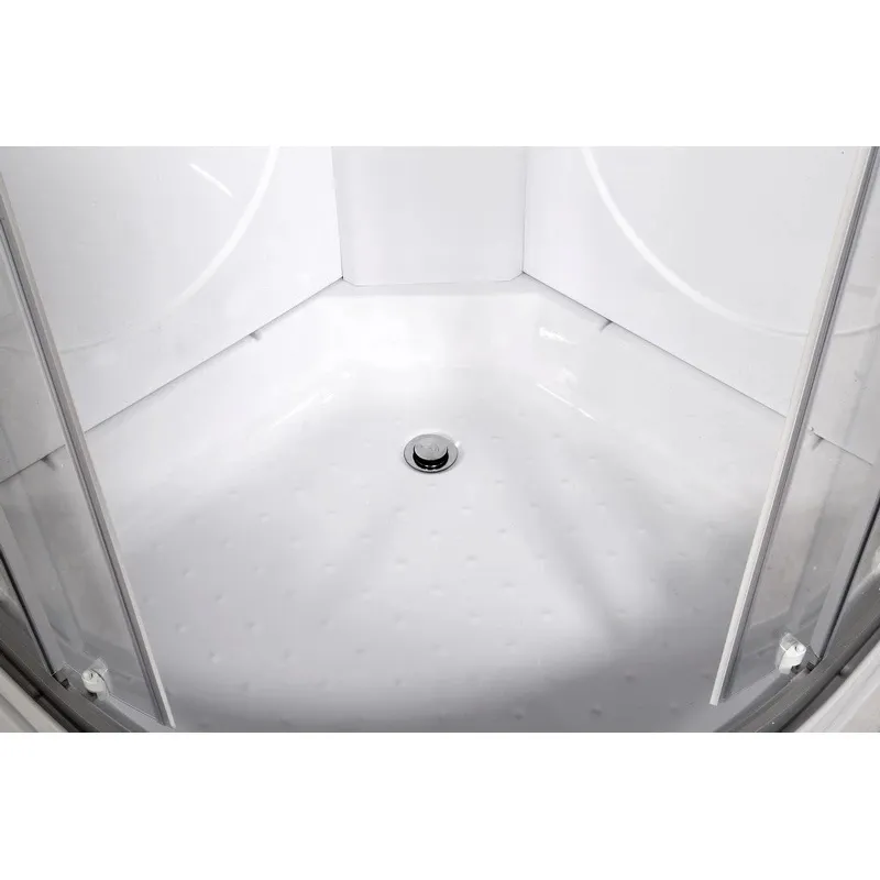 Душевая кабина Deto L 100х100 с электрикой, хром  L510EL - 4