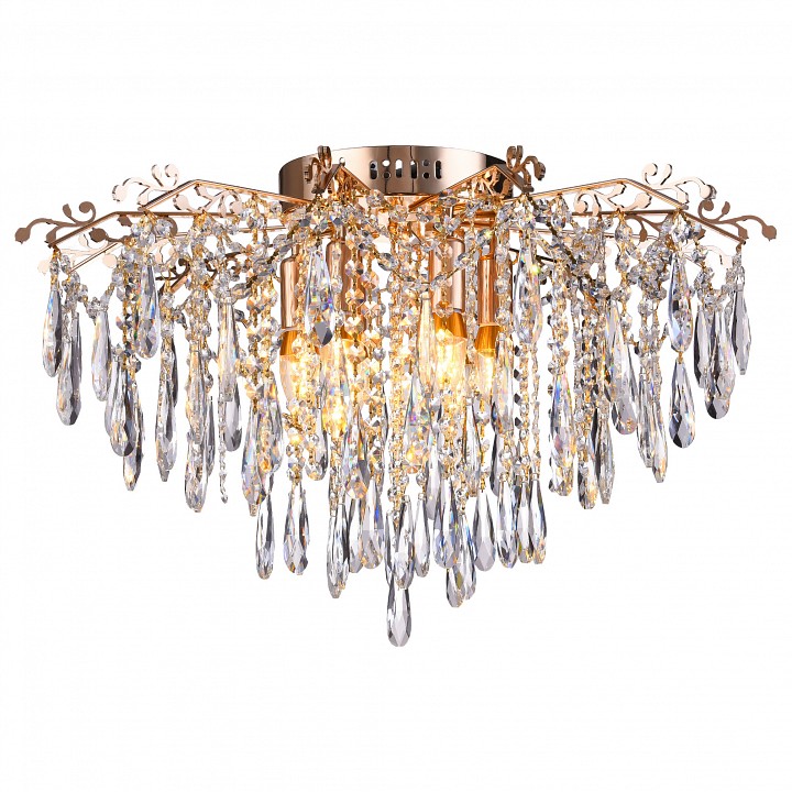 Потолочная люстра Natali Kovaltseva Venere VENERE 81432/6C GOLD - 0