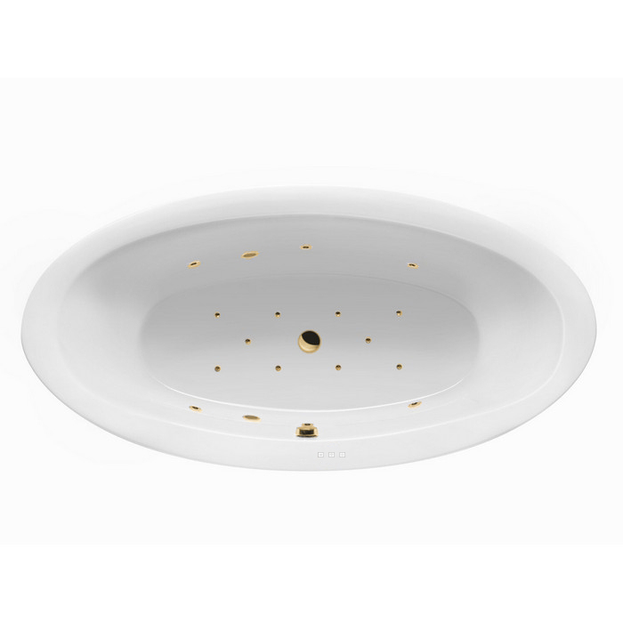 Ванна акриловая Excellent Lumina Relax 190х95 с гидромассажем белый - золото WAEX.LUM19.RELAX.GL - 0