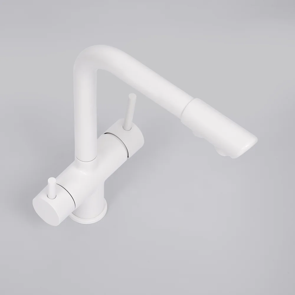 Смеситель для кухни Wasserkraft белый матовый A8357 - 4