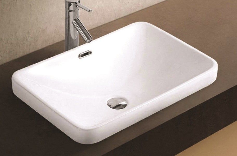 Раковина встраиваемая CeramaLux N 60 см белый  78444 - 0