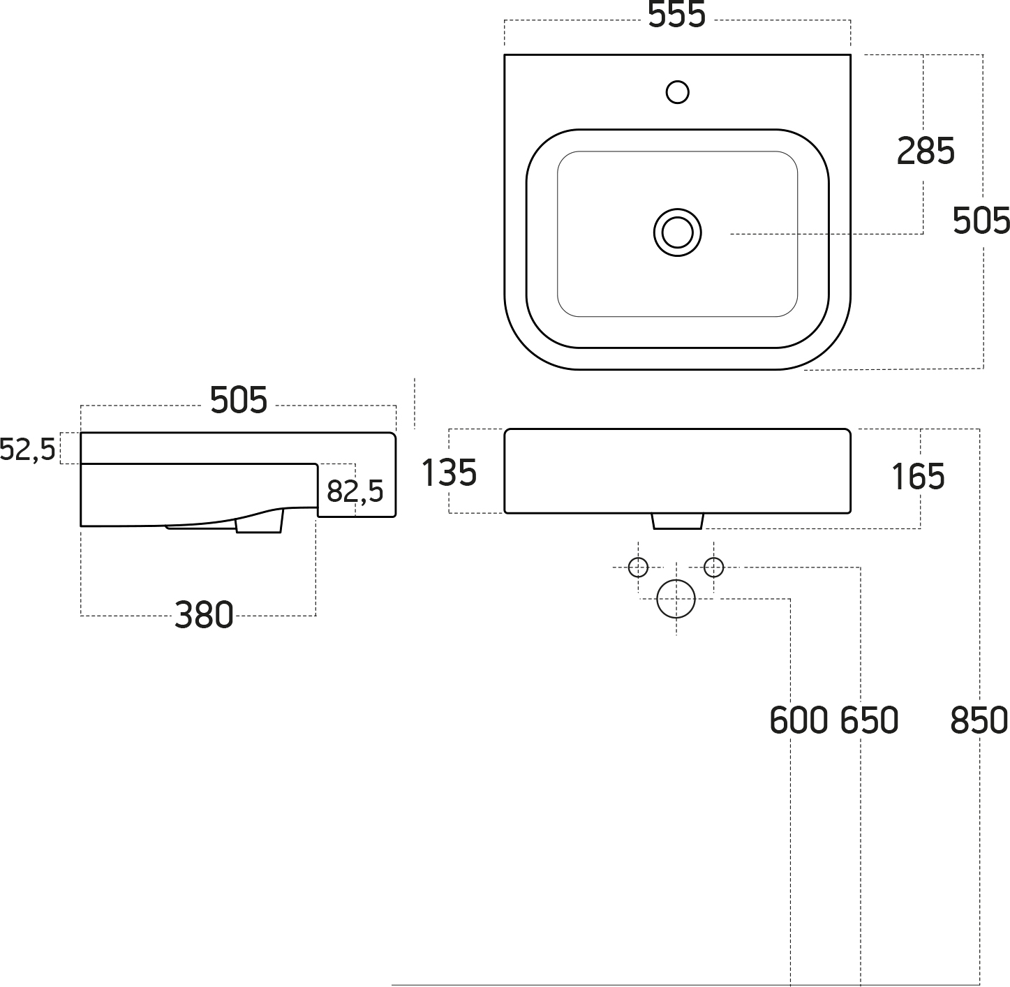 Раковина STWORKI 55 3057-KL - 1