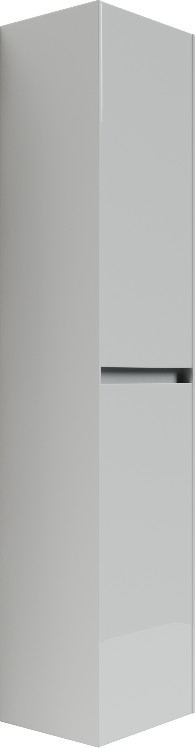 Шкаф-пенал Sancos Cento 35 см белый глянец PCN35W - 0