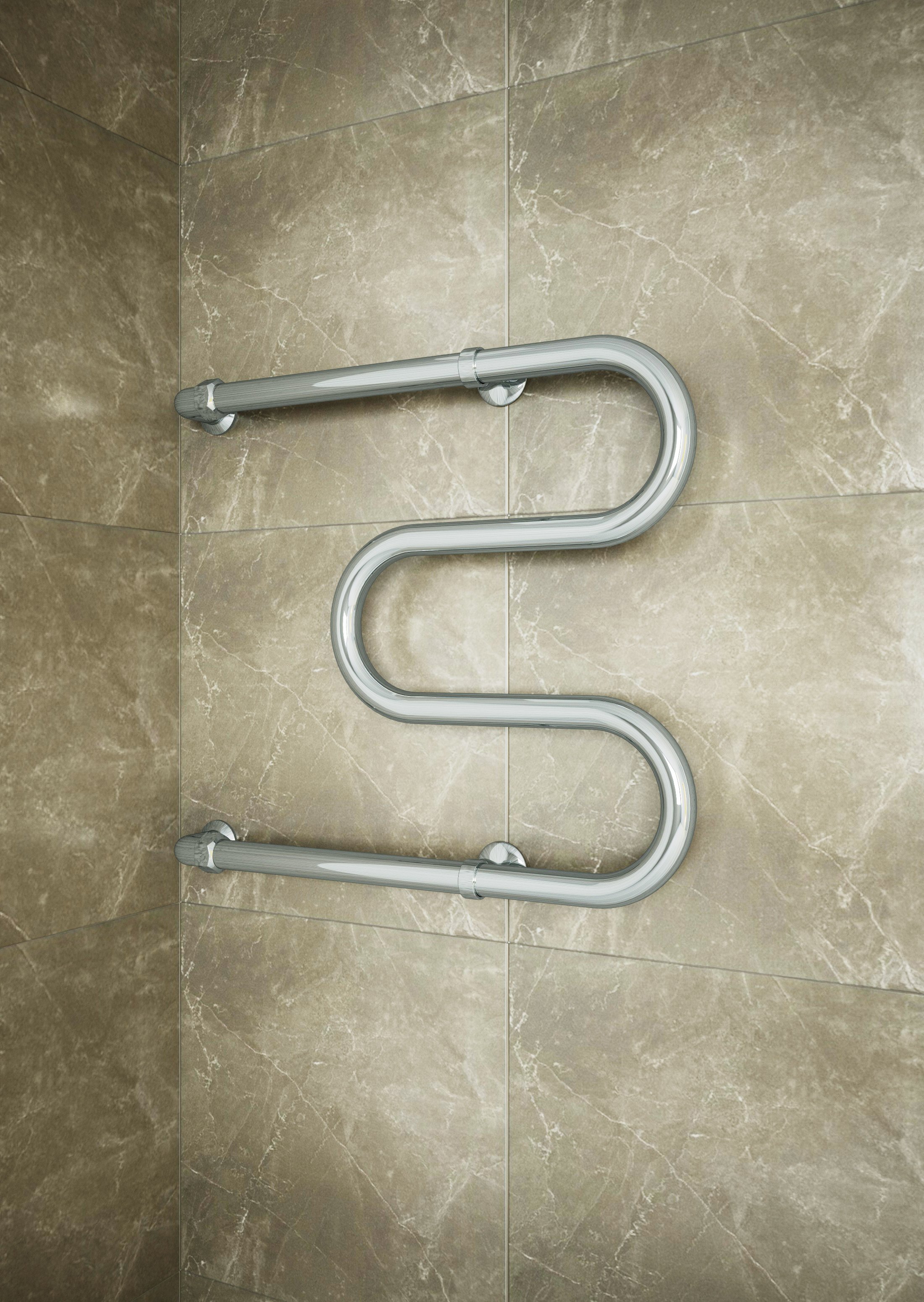 Водяной полотенцесушитель Terminus M-образный 500х400 Хром 4620768888120 - 1