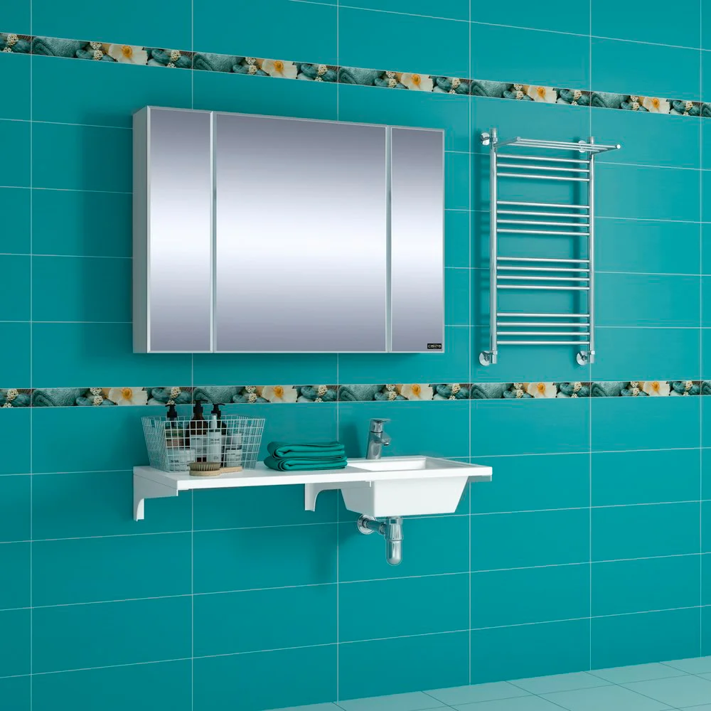 Раковина над стиральной машиной Санта Лидер 100 R белый 900107NW - 2