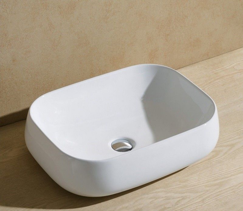 Раковина накладная Ceramalux N 56 белый  9243 - 8