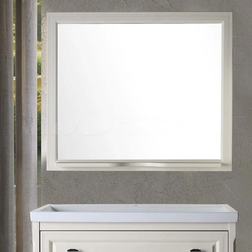 Зеркало ASB-Woodline Монте 100 бежевое, с полкой 10777 БЖ - 0